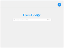 Tablet Screenshot of frumfinderapp.com